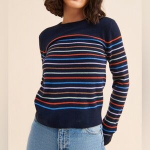 KULE Betty Cashmere Striped Sweater